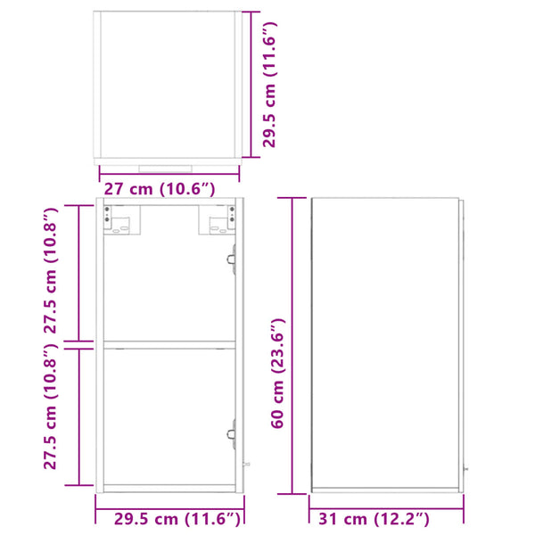 Hängeschrank Lyon Sonoma-Eiche 60cm