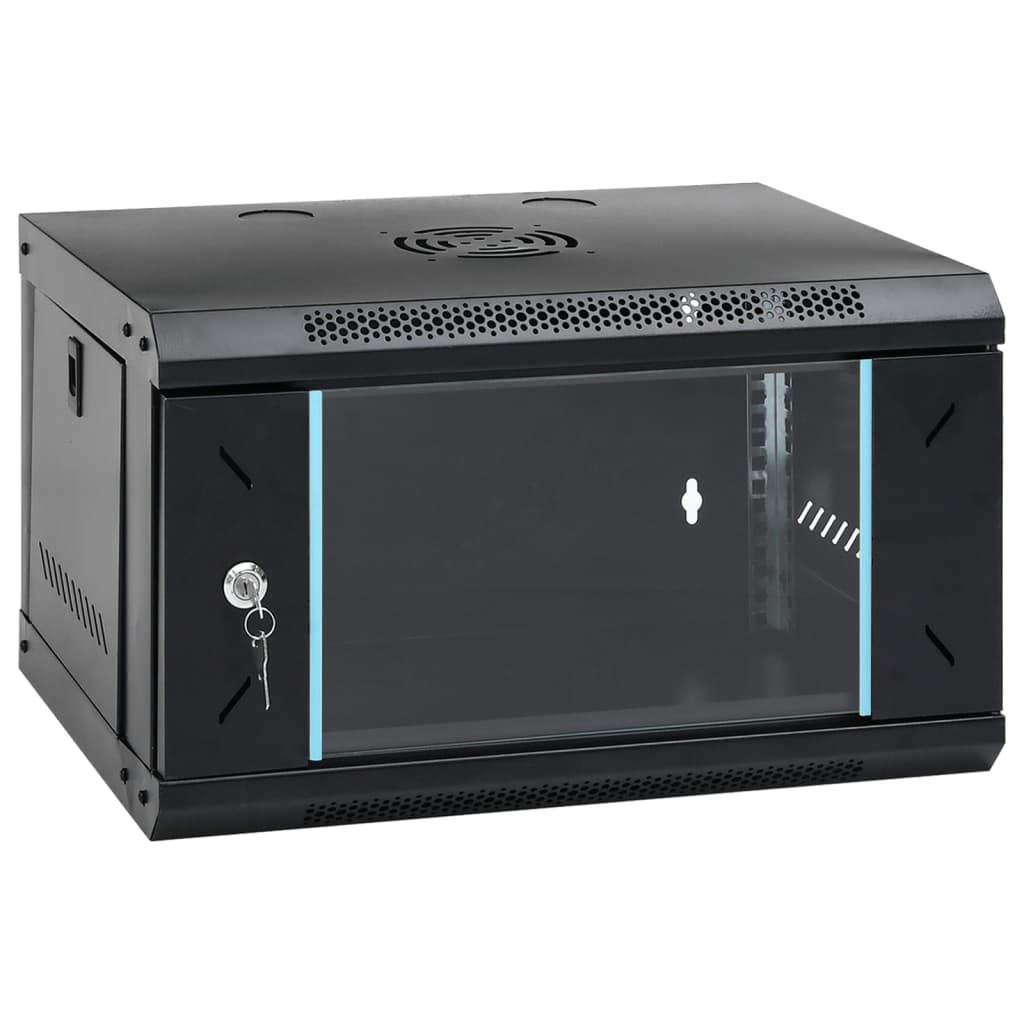 6HE Wandmontierter Netzwerkschrank 19" IP20 53x40x30 cm