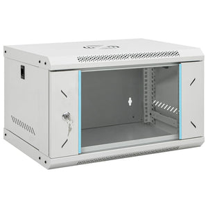6HE Wandmontierter Netzwerkschrank 19" IP20 53x40x30 cm