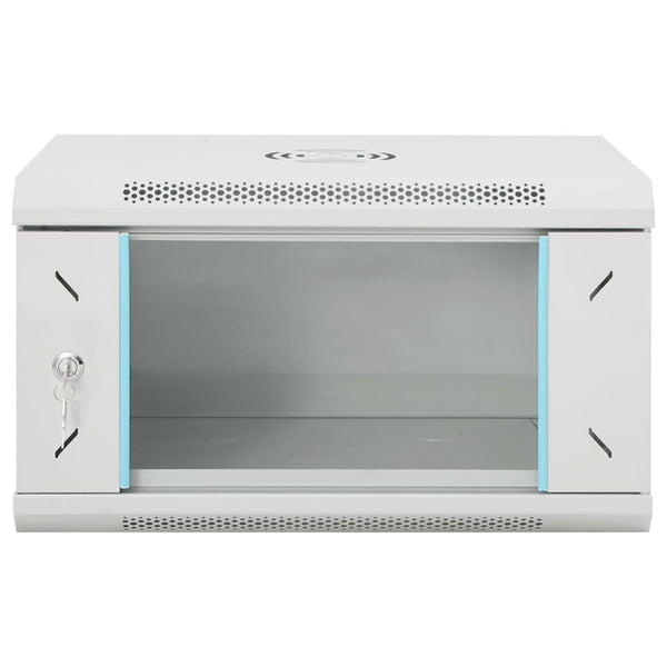 6HE Wandmontierter Netzwerkschrank 19" IP20 53x40x30 cm
