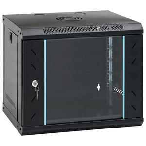9HE Wandmontierter Netzwerkschrank 19" IP20 53x40x45 cm