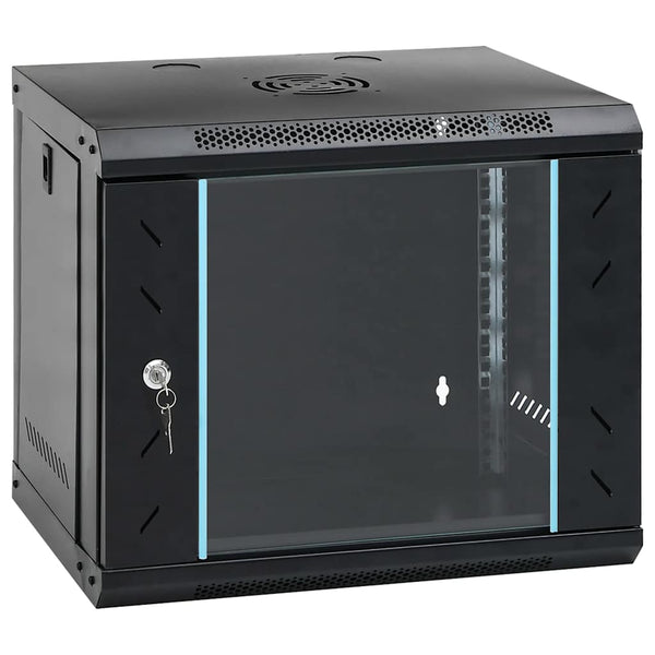 9HE Wandmontierter Netzwerkschrank 19" IP20 53x40x45 cm