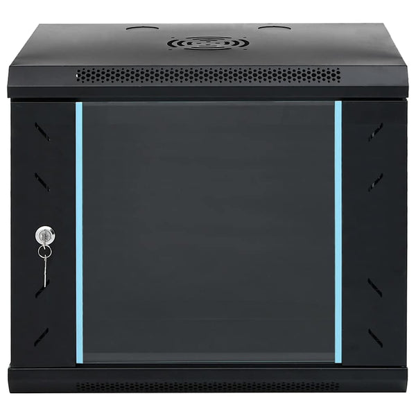 9HE Wandmontierter Netzwerkschrank 19" IP20 53x40x45 cm