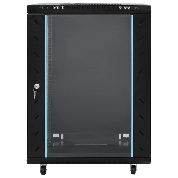 15HE Netzwerkschrank mit Schwenkfüßen 19" IP20 60x45x86 cm