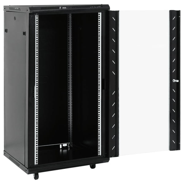22HE Netzwerkschrank mit Schwenkfüßen 19" IP20 60x60x120 cm