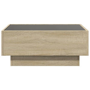 LED Couchtisch Sonoma Eiche 70x50 cm