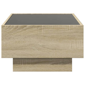 LED Couchtisch Sonoma Eiche 70x50 cm