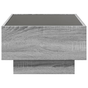 LED Couchtisch Grau Sonoma 70x50 cm