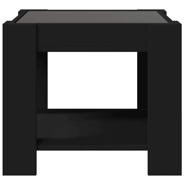 LED Couchtisch Schwarz 53x53 cm