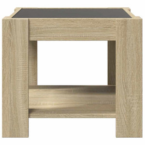 LED Couchtisch Sonoma Eiche