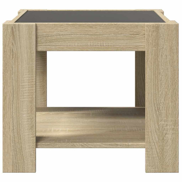LED Couchtisch Sonoma Eiche