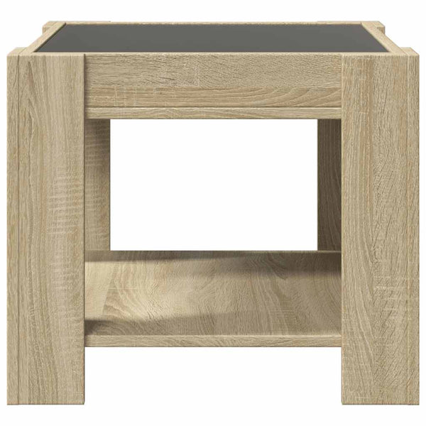 LED Couchtisch Sonoma Eiche