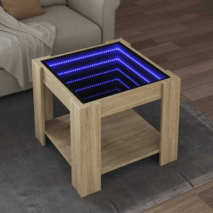 LED Couchtisch Sonoma Eiche