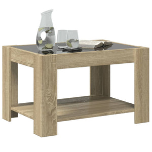 LED Couchtisch Sonoma Eiche