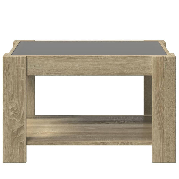 LED Couchtisch Sonoma Eiche