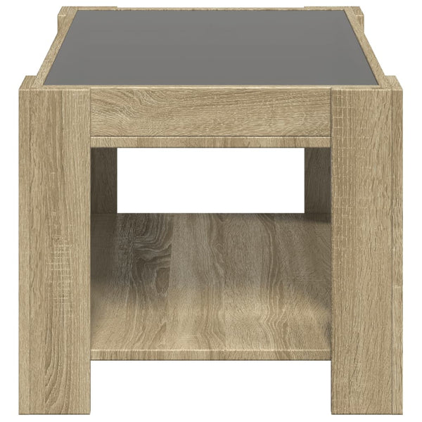 LED Couchtisch Sonoma Eiche