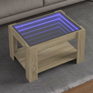 LED Couchtisch Sonoma Eiche
