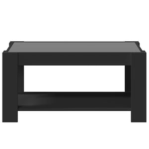 LED Couchtisch Schwarz 93x53 cm