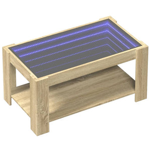 LED Couchtisch Sonoma Eiche