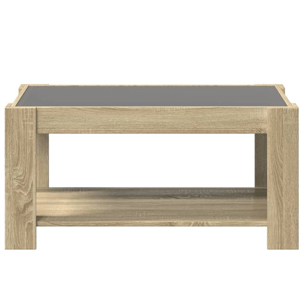LED Couchtisch Sonoma Eiche