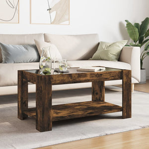 LED Couchtisch Räuchereiche 93 cm
