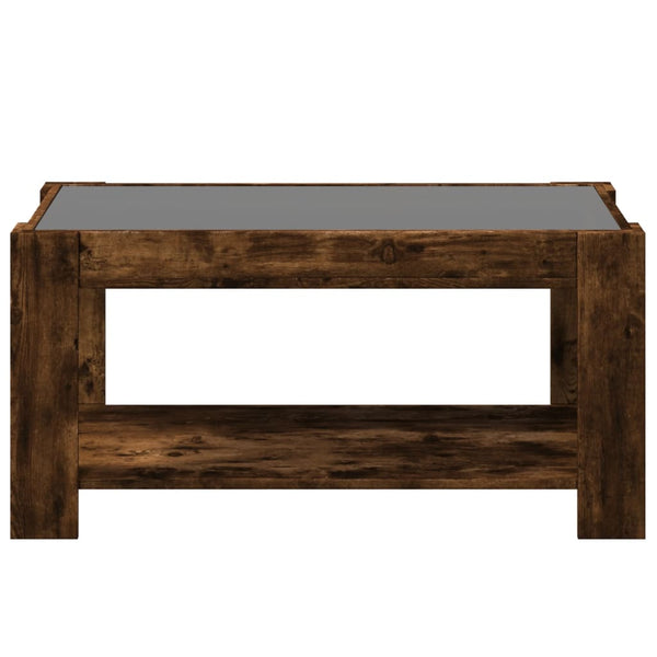 LED Couchtisch Räuchereiche 93 cm
