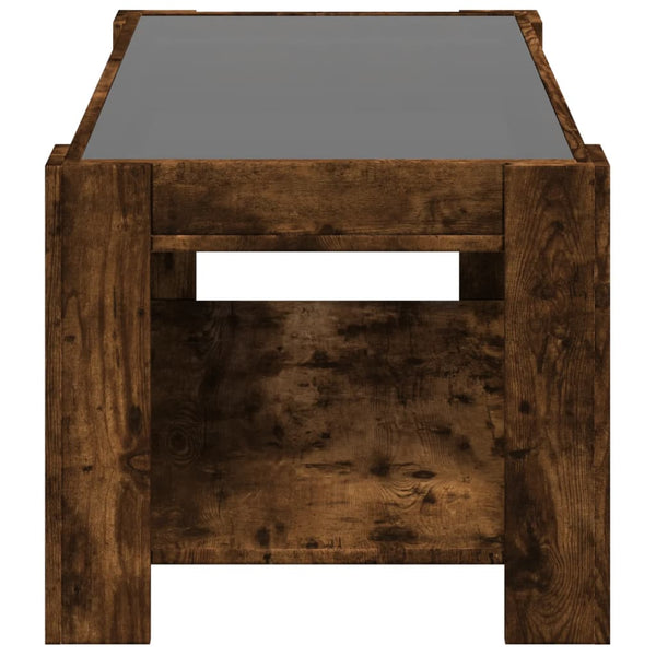 LED Couchtisch Räuchereiche 93 cm