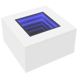 LED Couchtisch Weiß 60x60 cm
