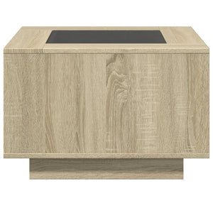 LED Couchtisch Sonoma Eiche 60x60 cm