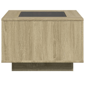 LED Couchtisch Sonoma Eiche 60x60 cm