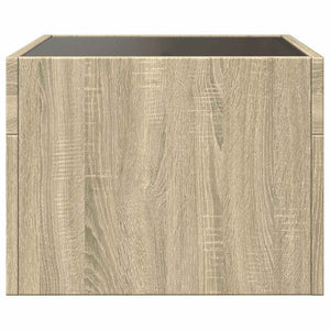 vidaXL Table basse avec LED Infinity chêne Sonoma 40x40x30 cm