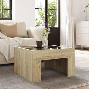 Couchtisch Sonoma-Eiche mit Infinity-LED