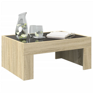 Couchtisch Sonoma Eiche mit Infinity LED 70x50 cm