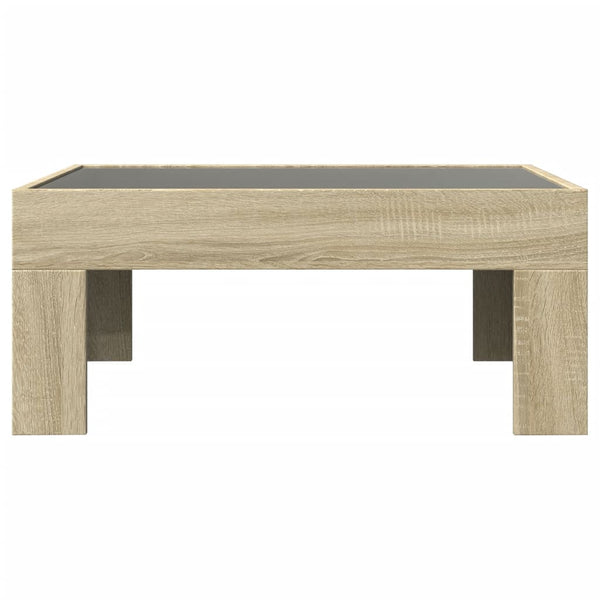 Couchtisch Sonoma Eiche mit Infinity LED 70x50 cm