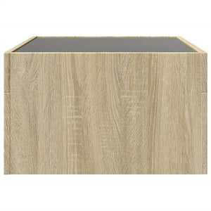 Couchtisch Sonoma Eiche mit Infinity LED 70x50 cm