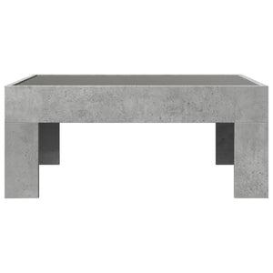 Couchtisch Betongrau mit Infinity-LED 70x50 cm