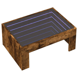 Couchtisch Räuchereiche mit Infinity-LED