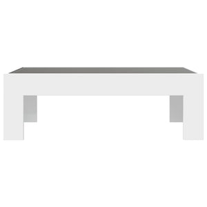 vidaXL Table basse avec LED Infinity blanc 90x50x30 cm