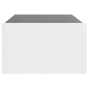 vidaXL Table basse avec LED Infinity blanc 90x50x30 cm