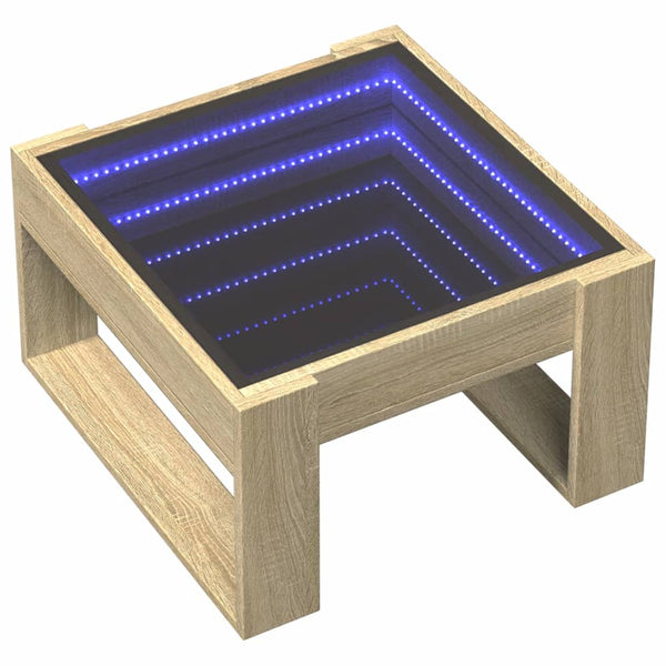 Couchtisch Sonoma Eiche mit Infinity-LED