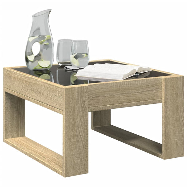 Couchtisch Sonoma Eiche mit Infinity-LED