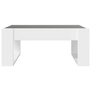 vidaXL Table basse avec LED Infinity blanc 70x53x30 cm