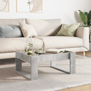 Couchtisch mit Infinity LED, Betongrau