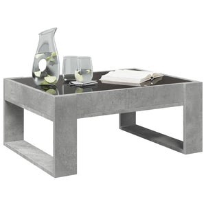 Couchtisch mit Infinity LED, Betongrau
