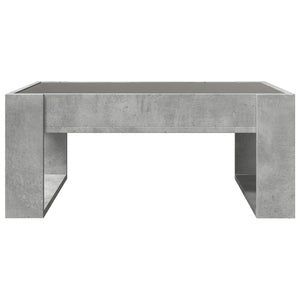 Couchtisch mit Infinity LED, Betongrau