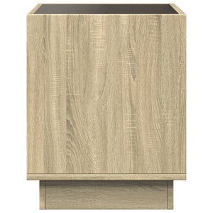 LED Couchtisch Sonoma Eiche 50x50 cm