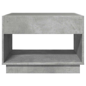 Couchtisch Betongrau mit Infinity-LED 90x50 cm