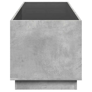 Couchtisch Betongrau mit Infinity-LED 90x50 cm