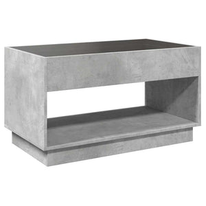 Couchtisch Betongrau mit Infinity-LED 90x50 cm