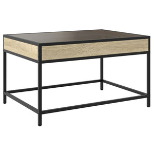 Table basse vidaXL avec LED Infinity chêne Sonoma 70x50x41 cm